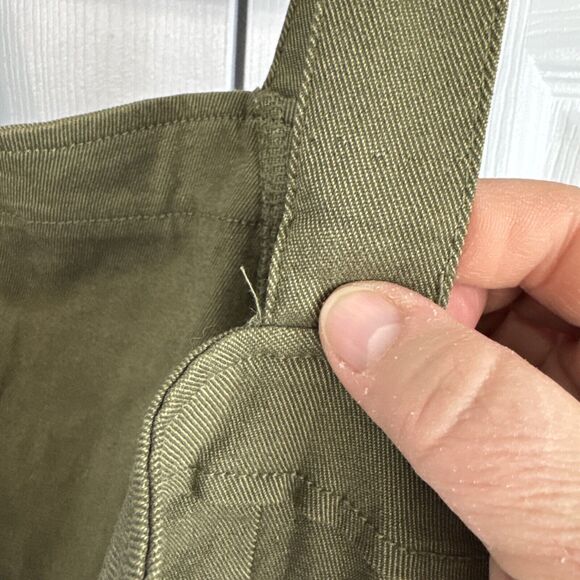 Haute Monde Back zip Bib Overall Romper Jumper Med Women Rayon Spandex Stretchy - Picture 5 of 9